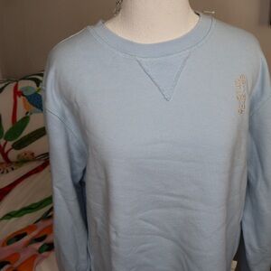 Bristol Studios Light Blue Crewneck Sweater